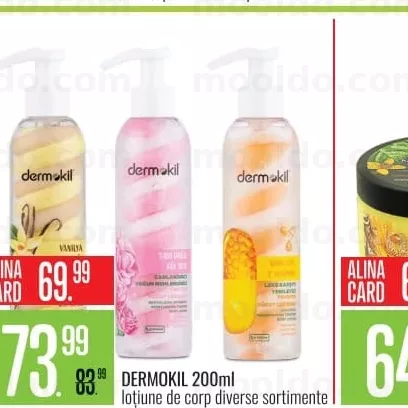 DERMOKIL 200ml loțiune de corp diverse sortimente
