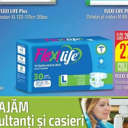 FLEXI LIFE Подгузники для взрослых L 110-180см 30шт