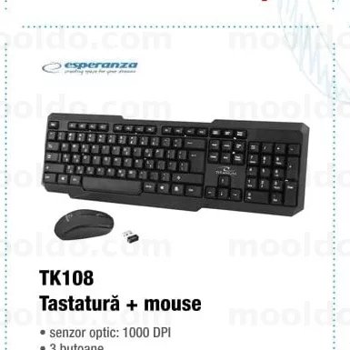 TK108 Tastatură + mouse