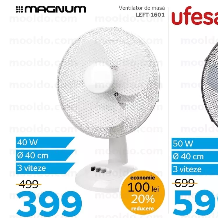 Ventilator de masă LEFT-1601