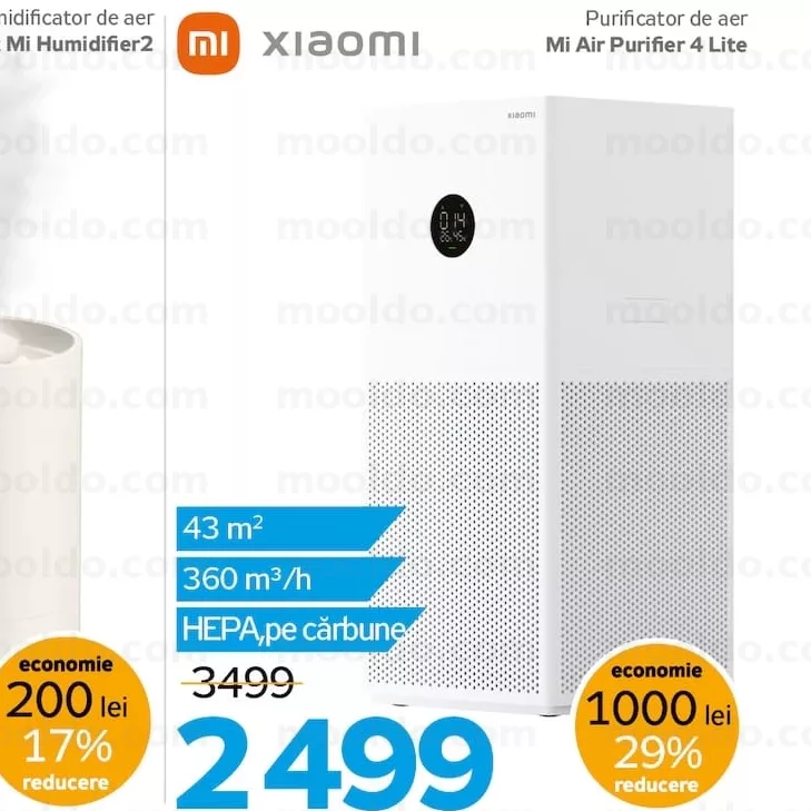 Purificator de aer Mi Air Purifier 4 Lite