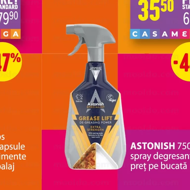 ASTONISH 750 ml spray degresant universal preț pe bucată