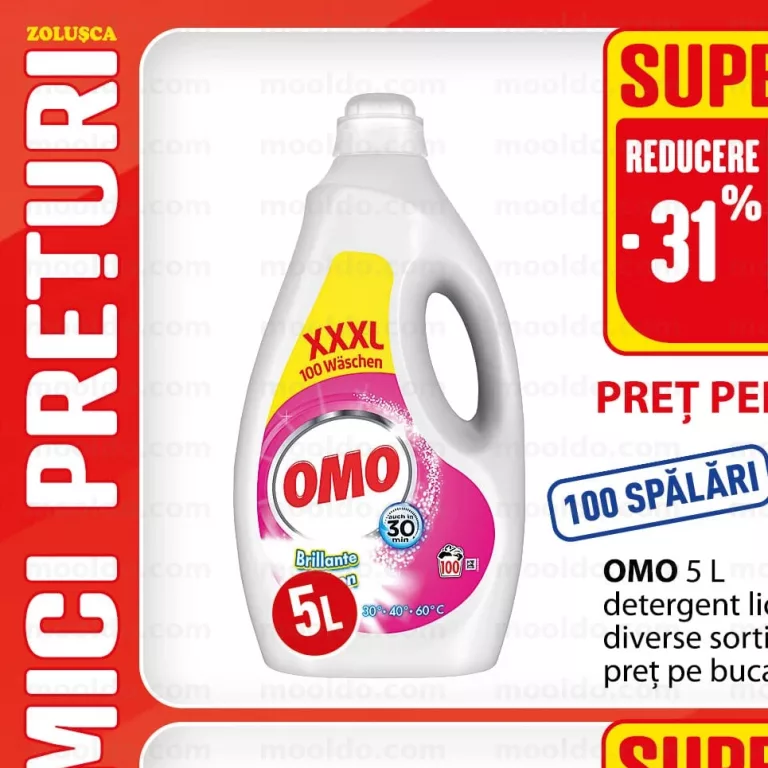 OMO 5 L detergent lichid diverse sortimente