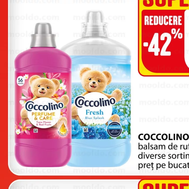 COCCOLINO 1,288/1,702 L balsam de rufe diverse sortimente