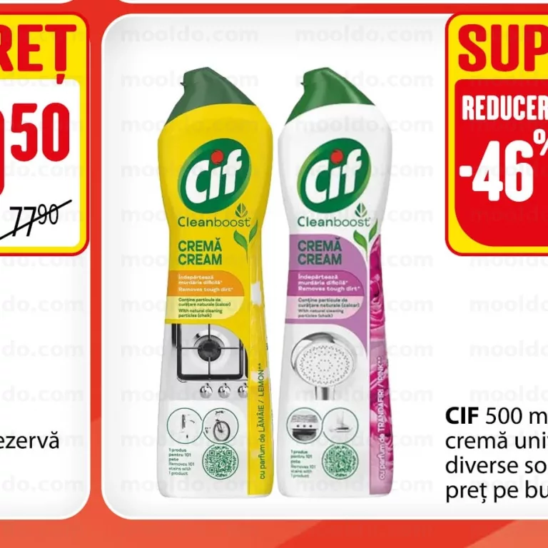 CIF 500 ml cremă universală diverse sortimente