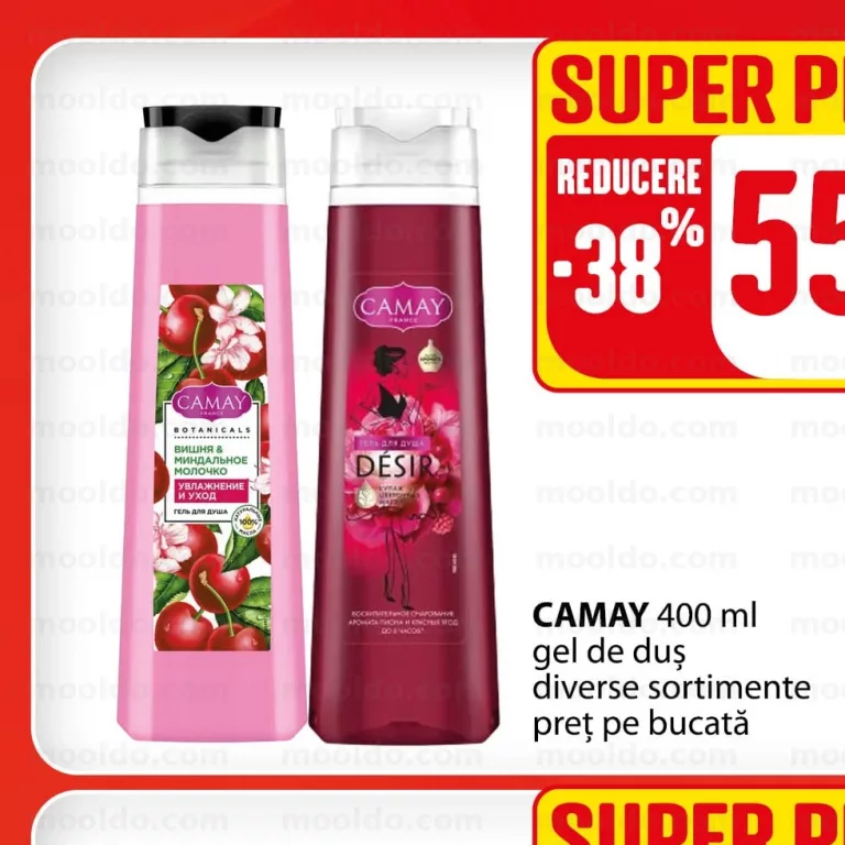 CAMAY 400 ml gel de duș diverse sortimente