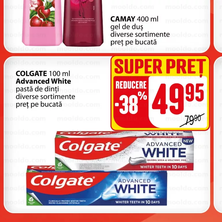 COLGATE 100 ml pastă de dinți Advanced White diverse sortimente