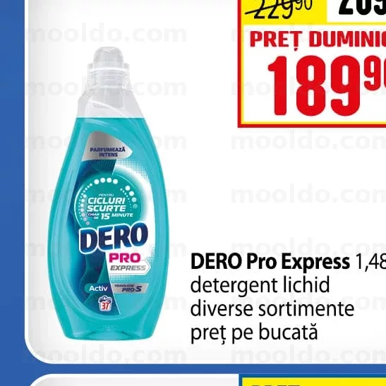 DERO Pro Express 1,48 L detergent lichid diverse sortimente