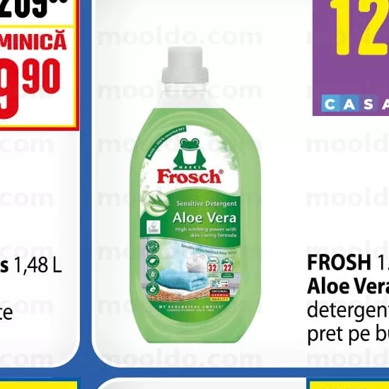 FROSH 1.5L Aloe Vera/Rodie detergent lichid