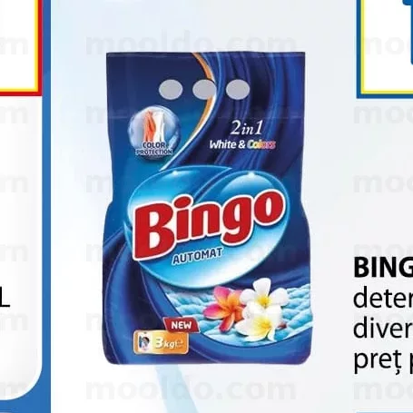 BINGO 3 kg detergent automat diverse sortimente