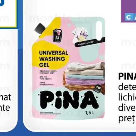 PINA 1,5 L detergent-gel lichid universal diverse sortimente