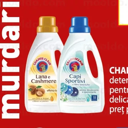 CHANTECLAIR 900 ml gel de rufe pentru țesături delicate și sintetice