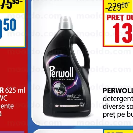 PERWOLL 3,96 L detergent lichid diverse sortimente