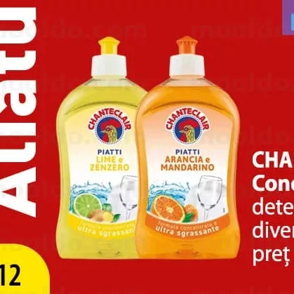 CHANTECLAIR 500 ml Concentrat gel detergent veselă diverse sortimente