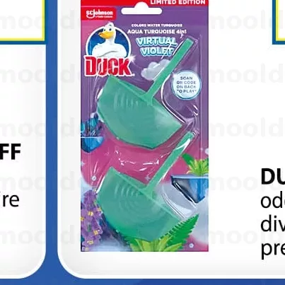 DUCK 4in1 2x36 gr odorizant WC diverse sortimente