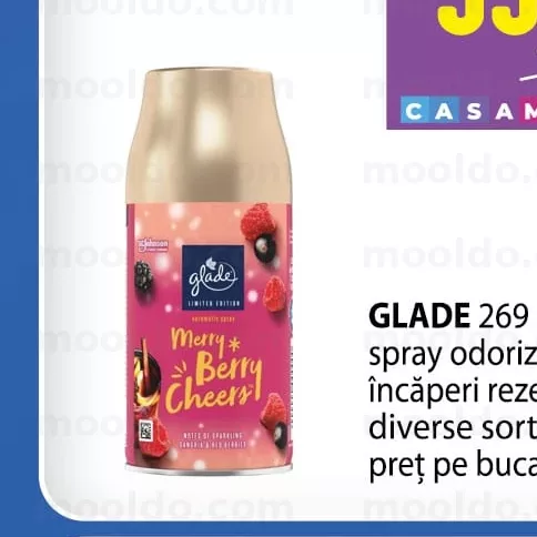 GLADE 269 ml spray odorizant încăperi rezervă diverse sortimente