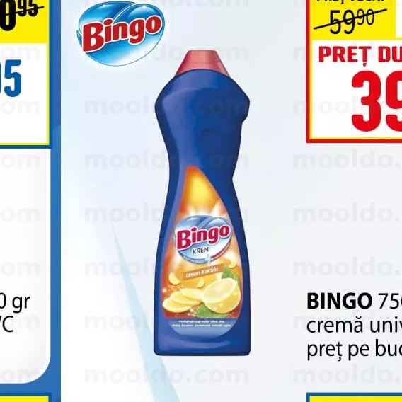 BINGO 750 ml cremă universală