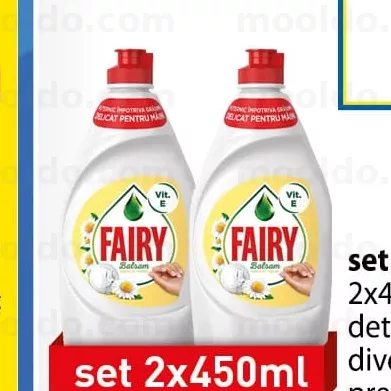 set FAIRY 2x450 ml detergent veselă diverse sortimente