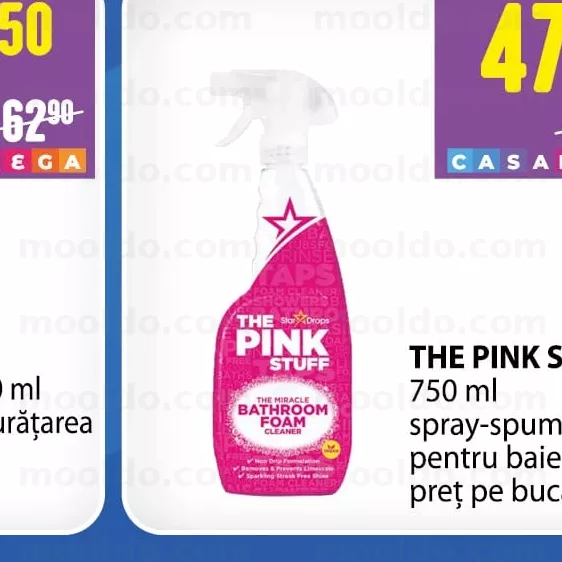 THE PINK STUFF 750 ml spray-spumă pentru baie