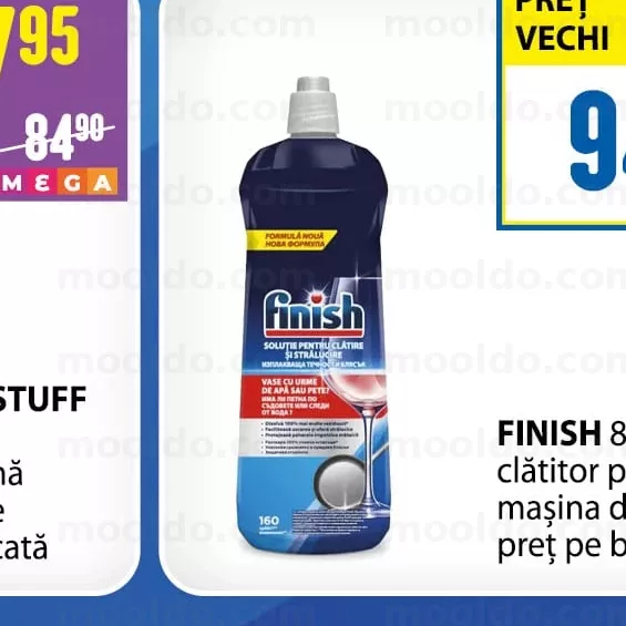 FINISH 800 ml clătitor pentru mașina de vase