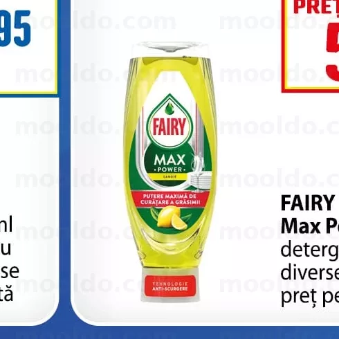 FAIRY 545 ml Max Power detergent de vase diverse sortimente
