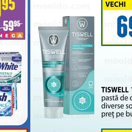 TISWELL 110 ml pastă de dinți diverse sortimente