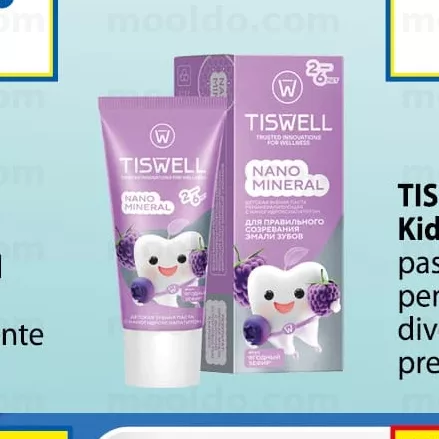 TISWELL 60 ml Kids 1+/6+ pastă de dinți pentru copii diverse sortimente