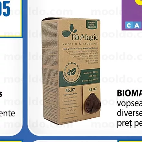BIOMAGIC vopsea de păr diverse sortimente preț pe bucată