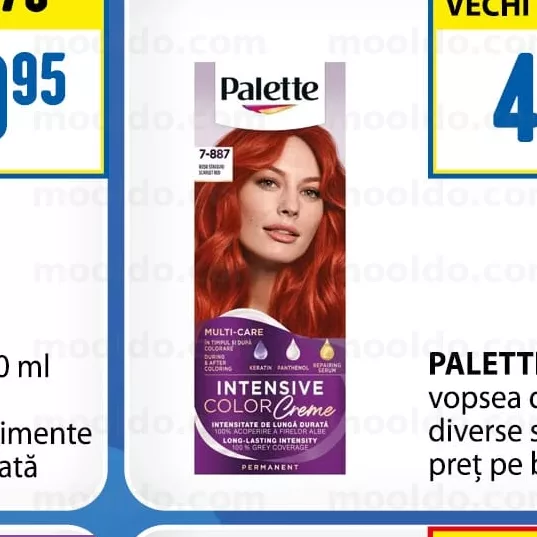 PALETTE vopsea de păr diverse sortimente preț pe bucată