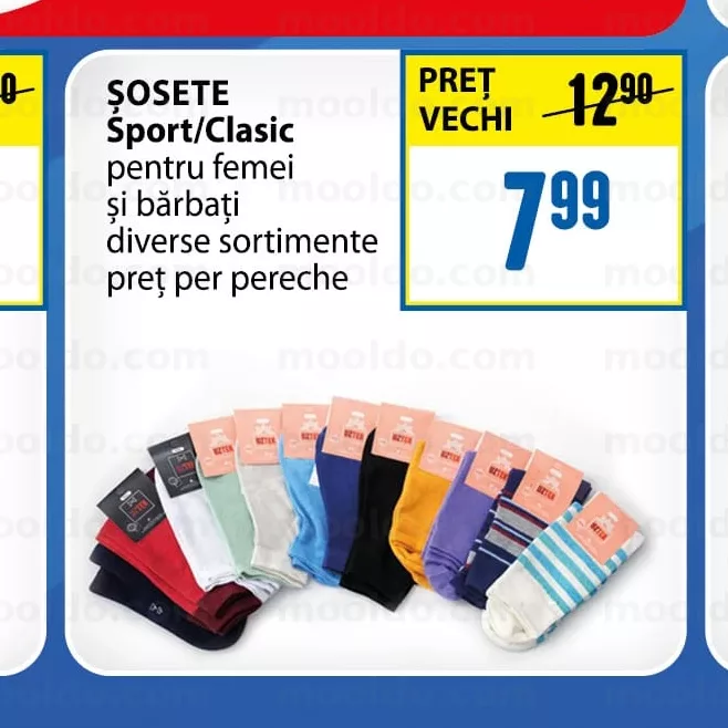 ȘOSETE Sport/Clasic pentru femei și bărbați diverse sortimente