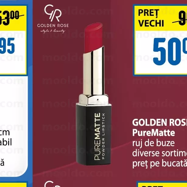 GOLDEN ROSE PureMatte ruj de buze diverse sortimente