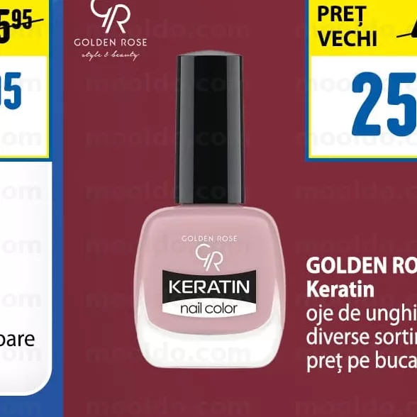 GOLDEN ROSE Keratin oje de unghi diverse sortimente
