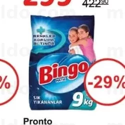 Bingo Detergent automat white&colors 9000 g