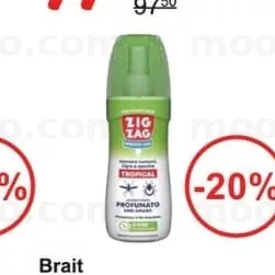 Zig Zag Spray repellent contra tintari si capuse lime 100ml