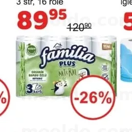 Familia Hârtie igienică familia 3 str, 16 role