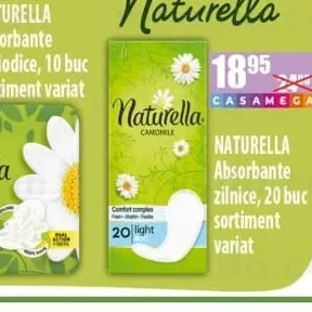Naturella Absorbante zilnice, 20 buc sortiment variat