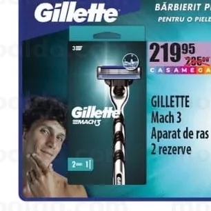 Gillette Mach 3 Aparat de ras 2 rezerve