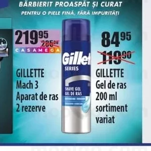 Gillette Gel de ras 200 ml sortiment variat