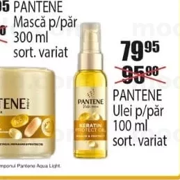 PANTENE Ulei p/păr 100 ml sort. variat
