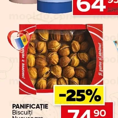 PANIFICAȚIE Biscuiți Nucușoare 700g