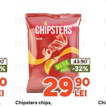 Chipsters chips, 180g