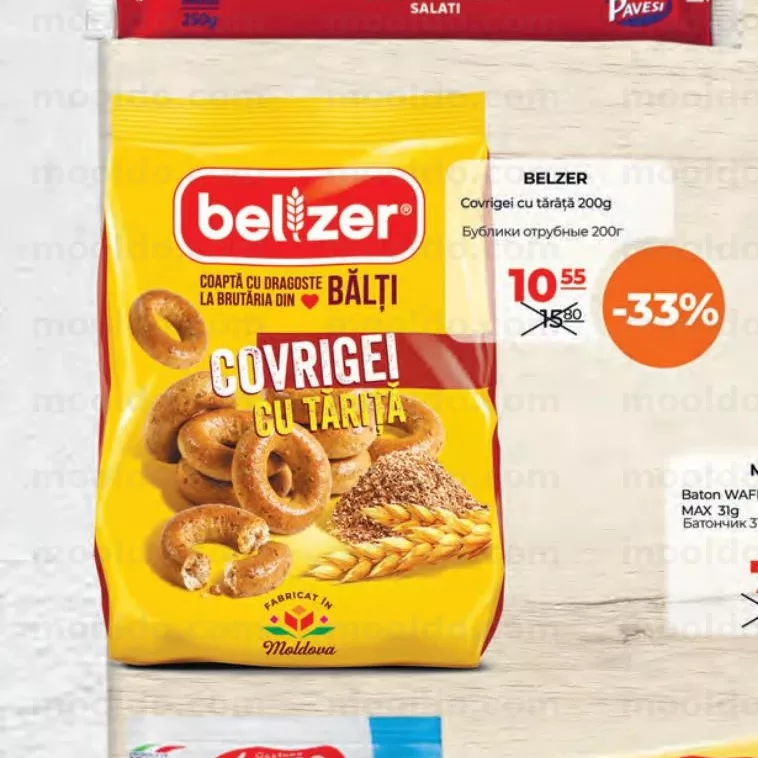 BELZER Covrigi cu tărâță 200g