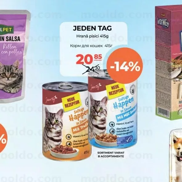 JEDEN TAG Hrană pisici 415g