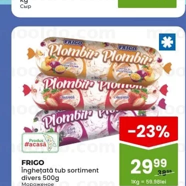 FRIGO înghețată tub sortiment divers 500g