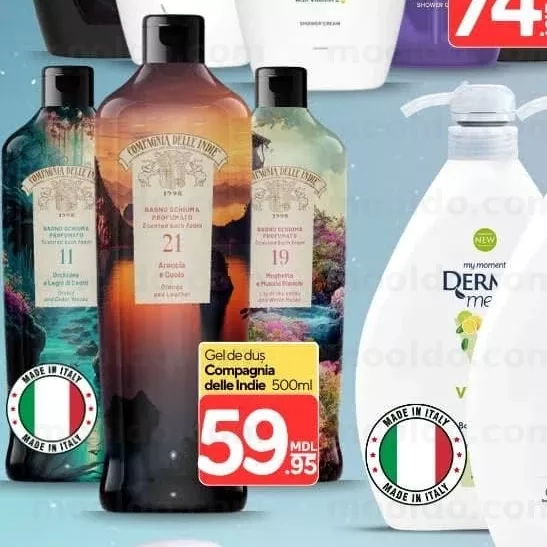 Gel de duș Compagnia delle Indie 500ml
