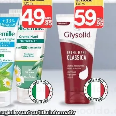 Cremă de mâini GLYSOLID 100 ml