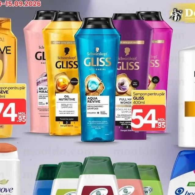 Șampon pentru păr GLISS 400ml