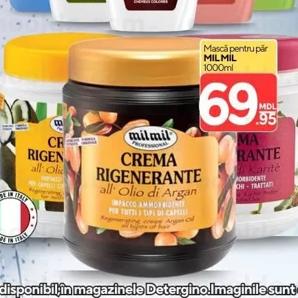 Mască pentru păr MIL MIL 1000ml