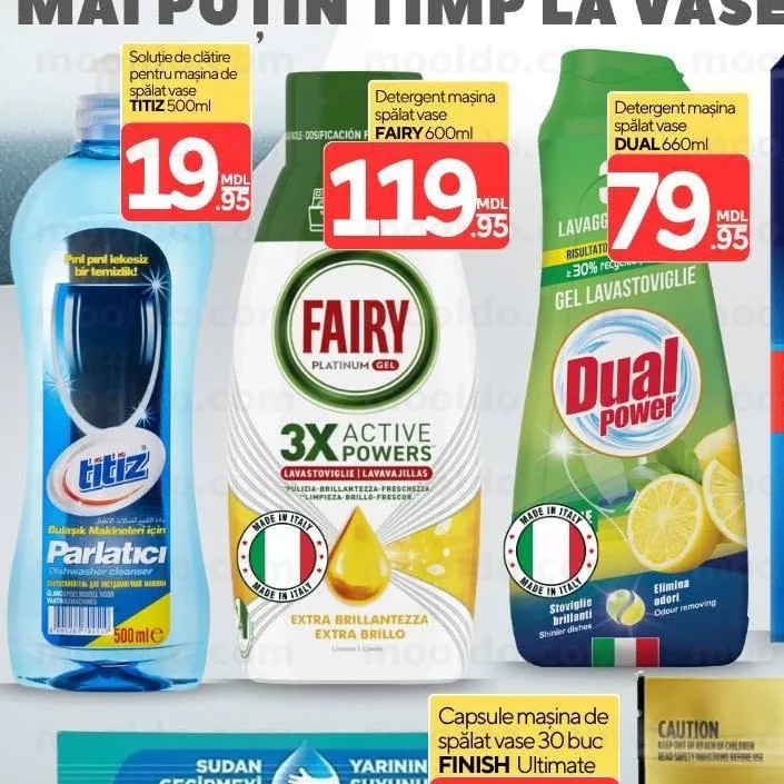 Soluție de clătire pentru mașina de spălat vase TITIZ 500ml