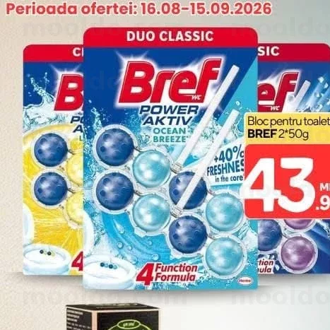 Bloc pentru toaletă BREF 2*50g